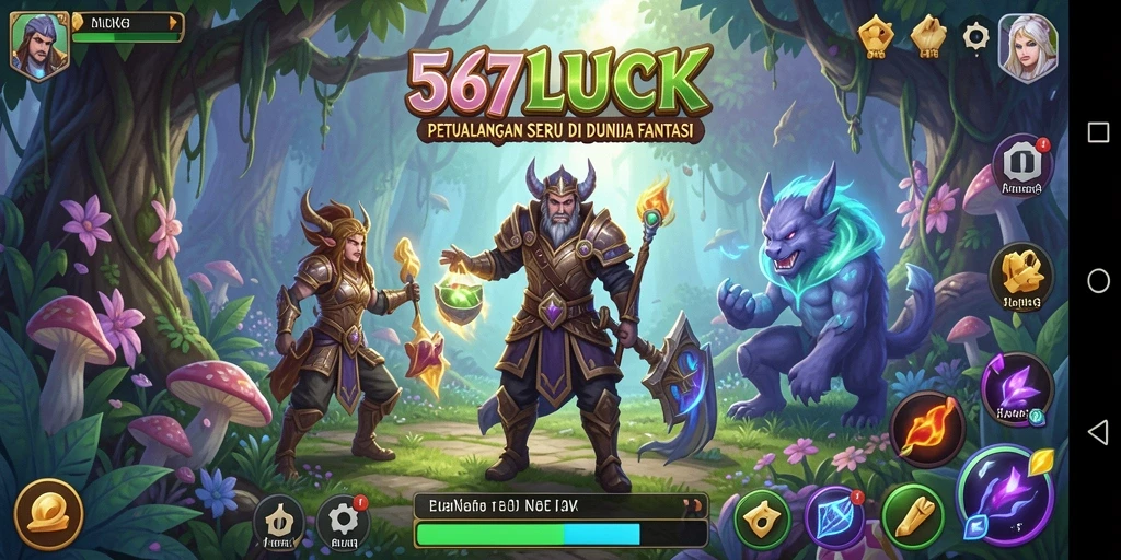 Tangkapan layar menampilkan gameplay menakjubkan di 567LUCK.