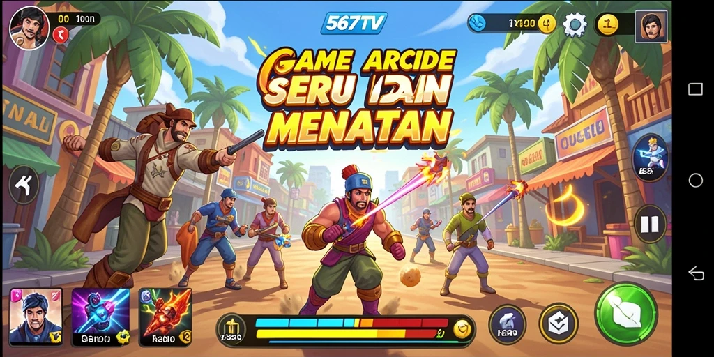 Screenshot gameplay 567TV yang penuh aksi seru.