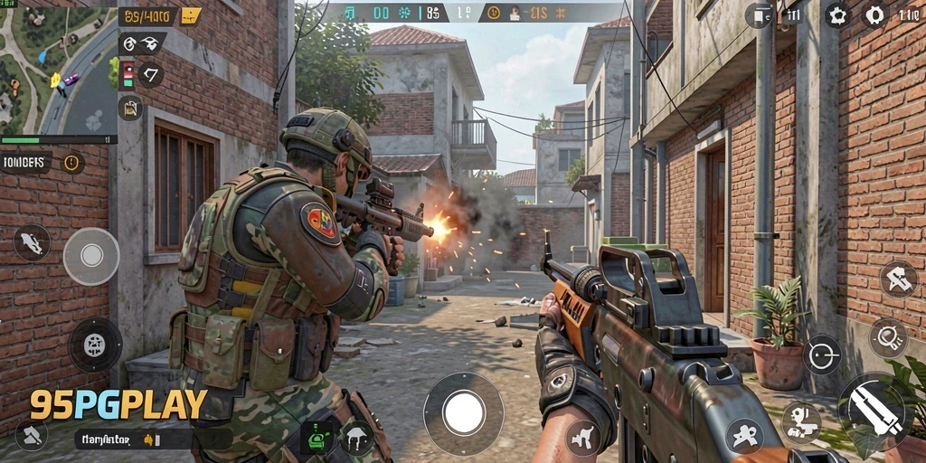 Gameplay seru dengan tembak-menembak intens.