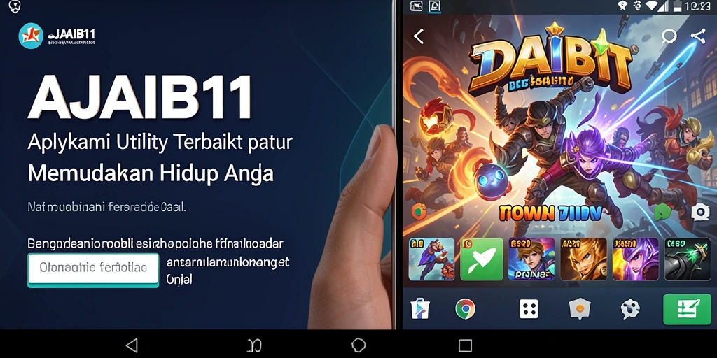 Tampilan antarmuka pengguna AJAIB11 yang intuitif dan menarik.
