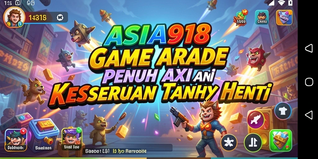 Tampilan gameplay menarik dari ASIA918 dengan aksi seru dan warna yang cerah.