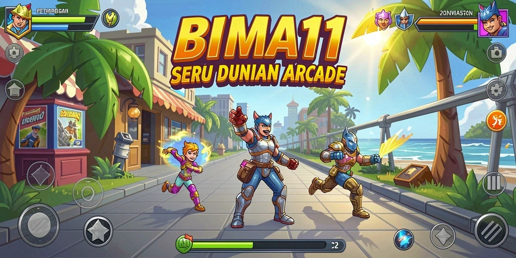 Tampilan gameplay BIMA11 yang seru dan penuh aksi.