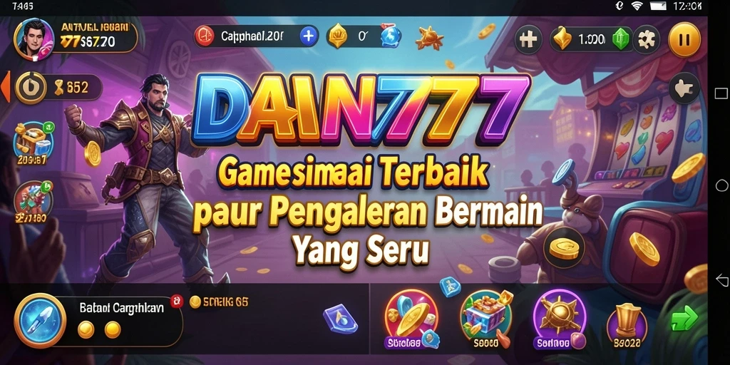 Tampilan gameplay simulasi yang menarik dan interaktif dari DAN777.
