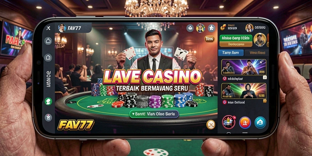 Tampilan gameplay FAV77 yang mendebarkan dengan dealer profesional.