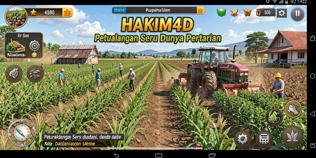 Tampilan gameplay HAKIM4D yang penuh warna dan menarik.