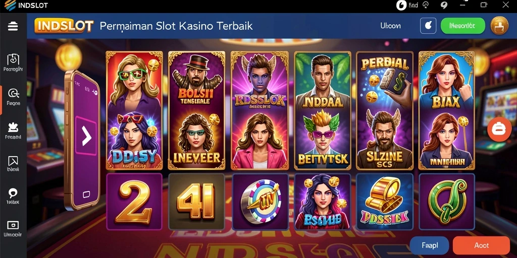 Tampilan gameplay menarik dari INDSLOT dengan mesin slot yang beragam.