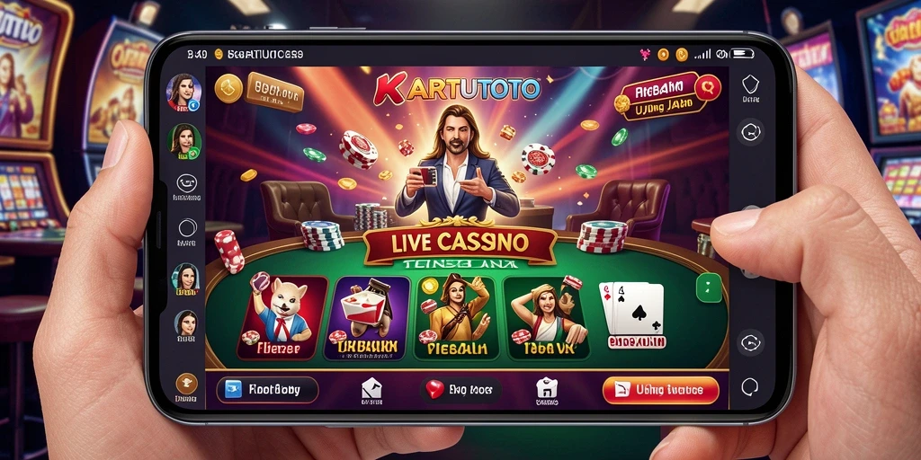 Tampilan gameplay utama KARTUTOTO yang mendebarkan dan interaktif.