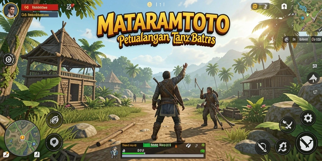 Tampilan gameplay Open World yang penuh petualangan dan eksplorasi.