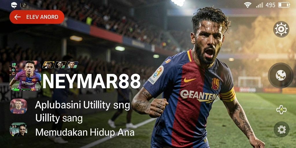 Tampilan utama aplikasi NEYMAR88 yang memudahkan pengguna.