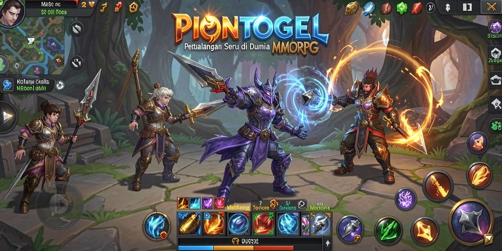 Gameplay seru PIONTOGEL dengan berbagai karakter dan petualangan.