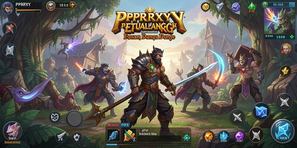 Tampilan gameplay PPRRYY dengan aksi RPG yang seru dan mendebarkan.