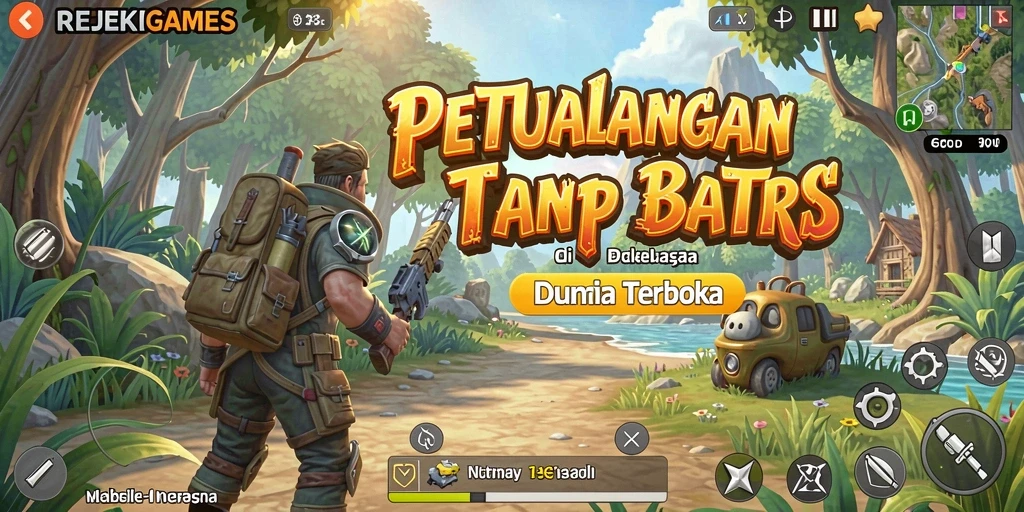 Tampilan gameplay seru di dunia terbuka REJEKIGAMES.