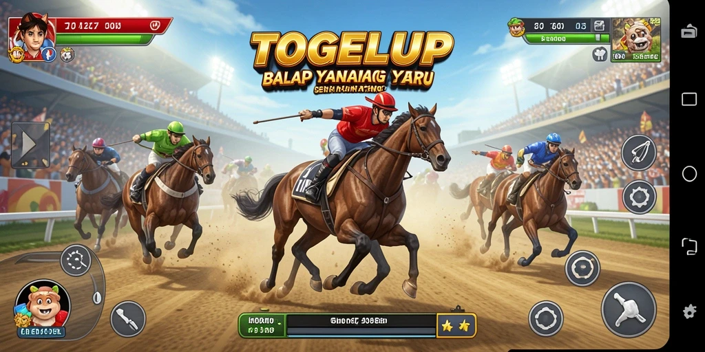 Gameplay balap seru dan kompetitif di TOGELUP.