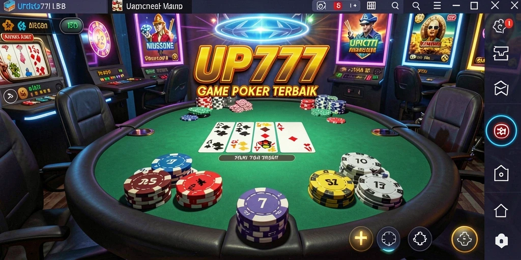 Tampilan gameplay menarik dari game Poker UFO777.